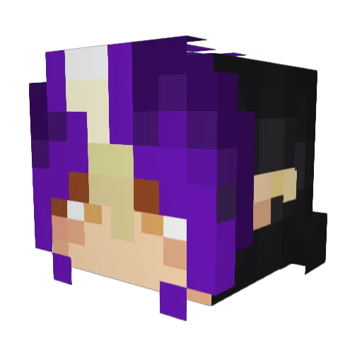 M1ro0_ Minecraft avatar head, 3D render