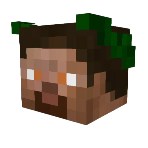 M1sT3rV3n0M Minecraft avatar head, 3D render