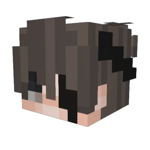 M1shal Minecraft avatar head, 3D render