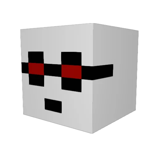 M1st3r_Fr33z3 Minecraft avatar head, 3D render