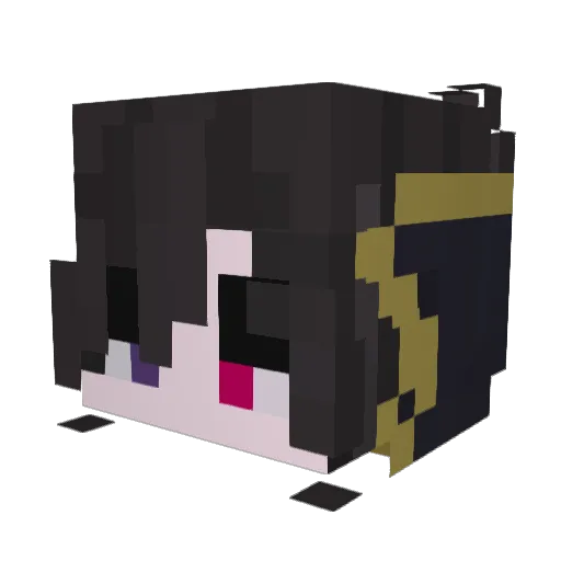 M1stakened Minecraft avatar head, 3D render