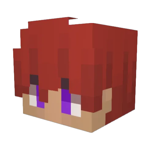 M1stx Minecraft avatar head, 3D render