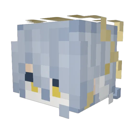 M1stySt4rr Minecraft avatar head, 3D render