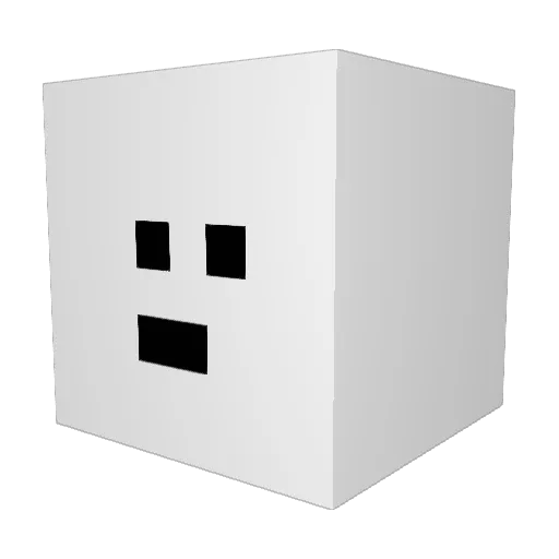 M1tYaa Minecraft avatar head, 3D render