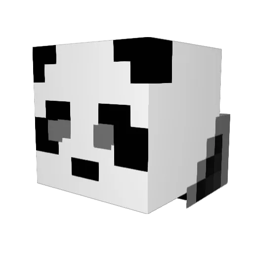M2_APEX Minecraft avatar head, 3D render