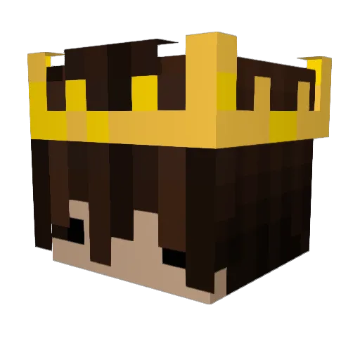 M2ximili2n1 Minecraft avatar head, 3D render