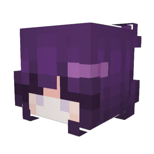 M30w34 Minecraft avatar head, 3D render