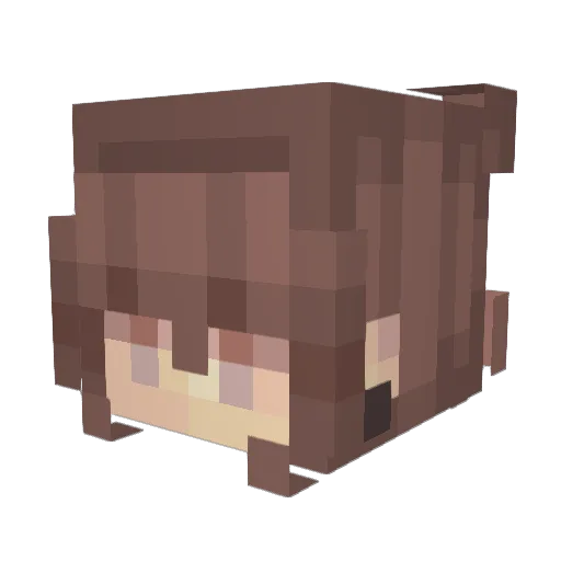 M31i0das Minecraft avatar head, 3D render