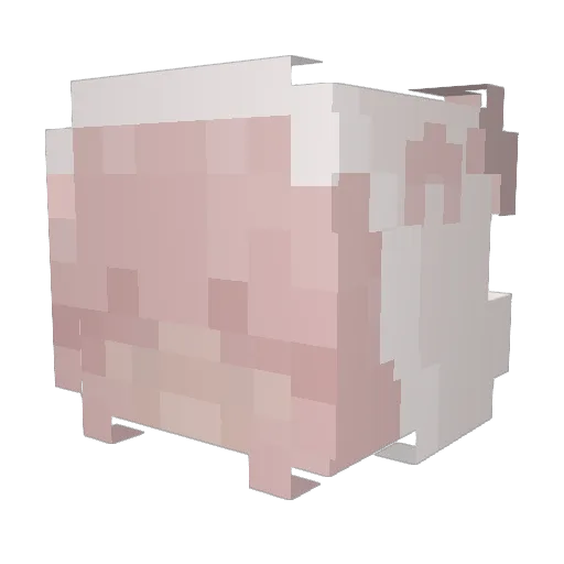 M33Xz Minecraft avatar head, 3D render