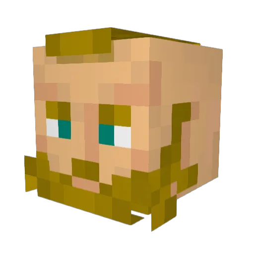 M3CT0S Minecraft avatar head, 3D render