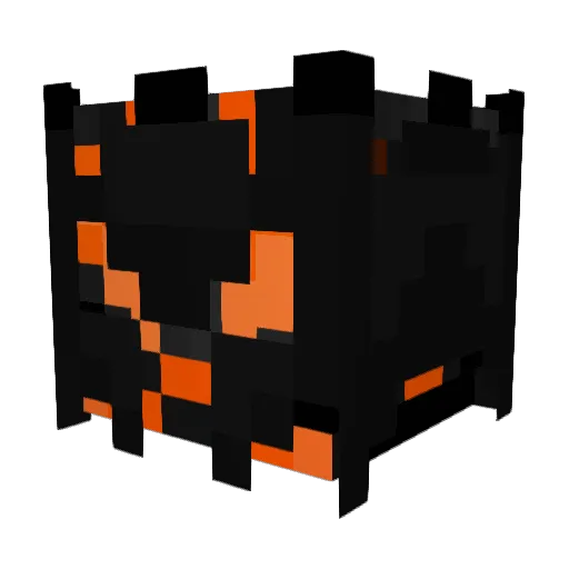 M3FX Minecraft avatar head, 3D render