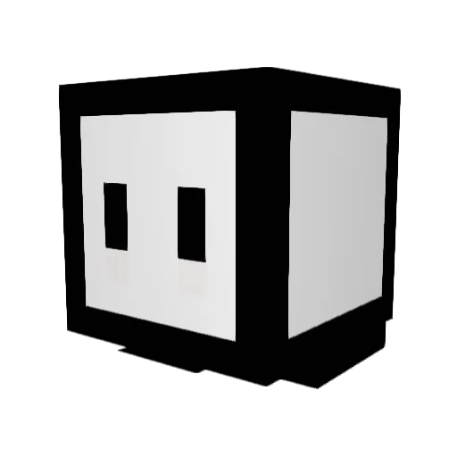 M3GAtuned Minecraft avatar head, 3D render