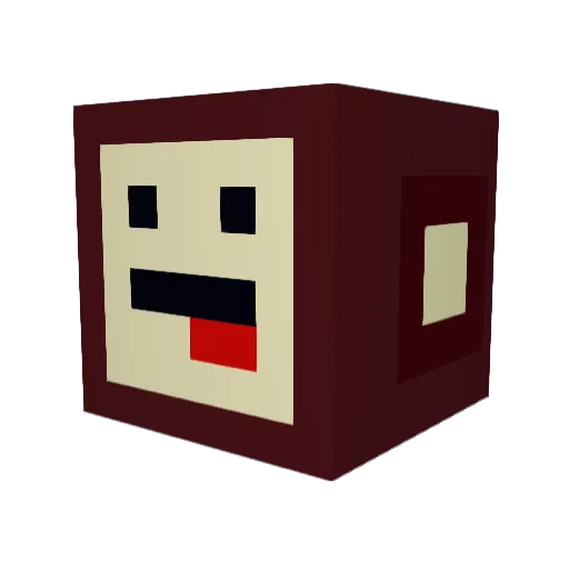 M3H4AD Minecraft avatar head, 3D render