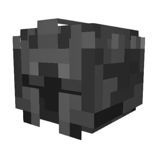 M3LL3TT Minecraft avatar head, 3D render