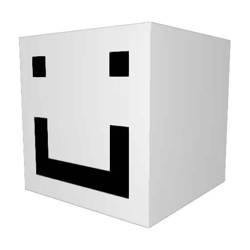 M3M3MACH1NE Minecraft avatar head, 3D render
