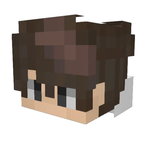 M3RO05 Minecraft avatar head, 3D render