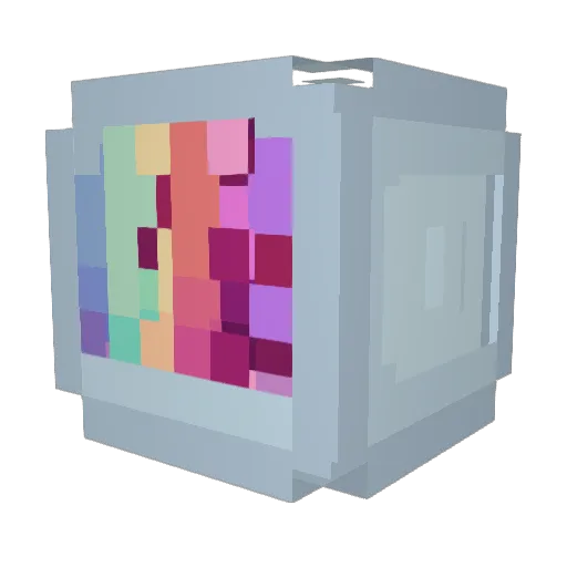 M3TR1CC Minecraft avatar head, 3D render