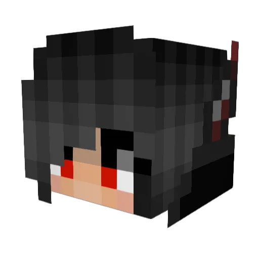 M3gPan Minecraft avatar head, 3D render