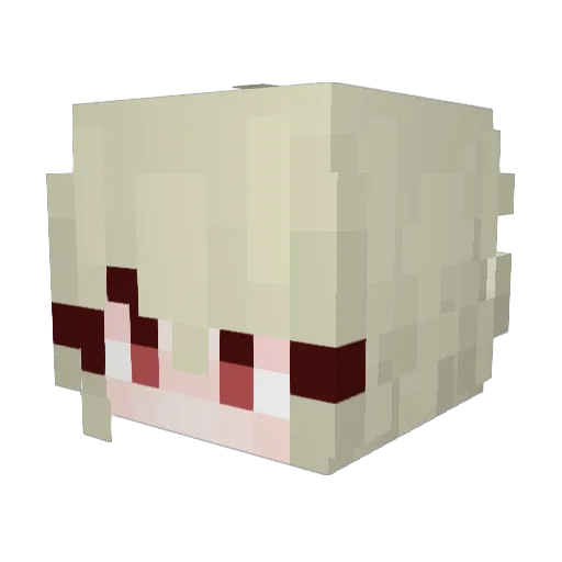 M3lliGr Minecraft avatar head, 3D render