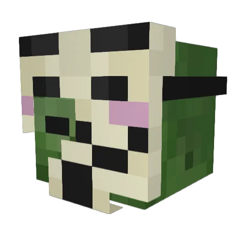 M3m3ster93 Minecraft avatar head, 3D render