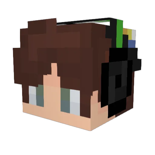 M3rc3n4ry_ Minecraft avatar head, 3D render