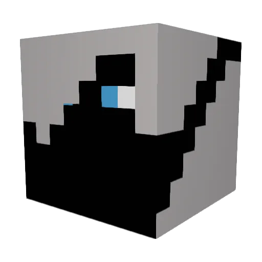 M3talorn Minecraft avatar head, 3D render