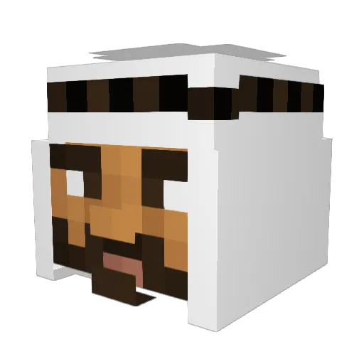 M3xic4li Minecraft avatar head, 3D render