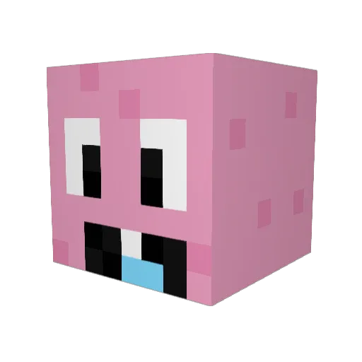 M3xz Minecraft avatar head, 3D render