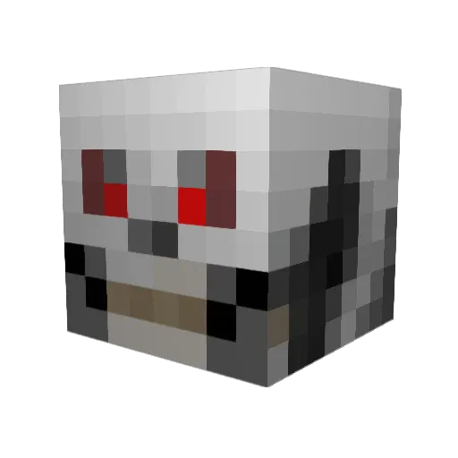 M45TER624 Minecraft avatar head, 3D render