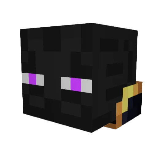 M47K0L Minecraft avatar head, 3D render
