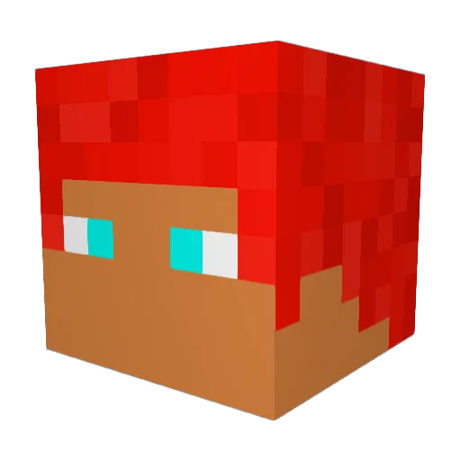 M4CEY_2 Minecraft avatar head, 3D render