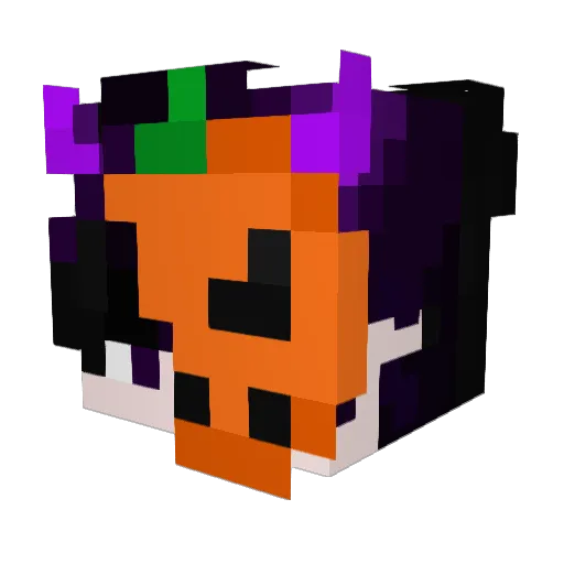 M4Choy Minecraft avatar head, 3D render