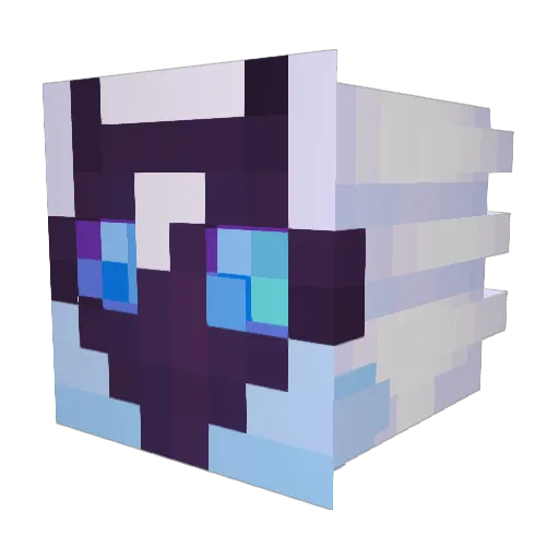 M4FFin_ Minecraft avatar head, 3D render