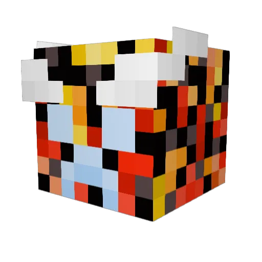 M4GMU5 Minecraft avatar head, 3D render