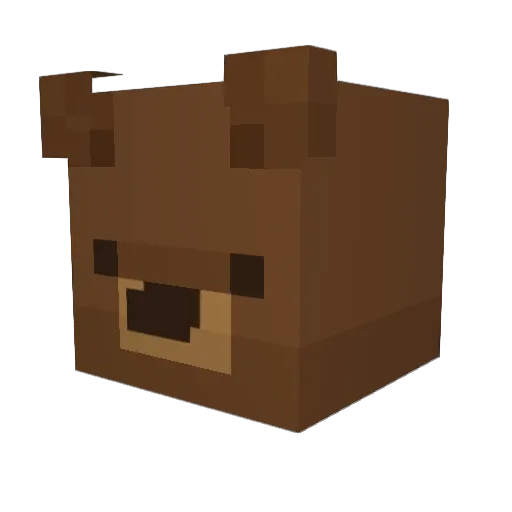 M4GPIEmenace Minecraft avatar head, 3D render