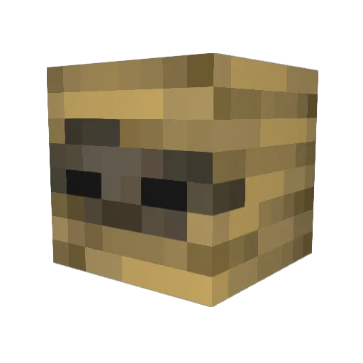 M4LANDREX Minecraft avatar head, 3D render