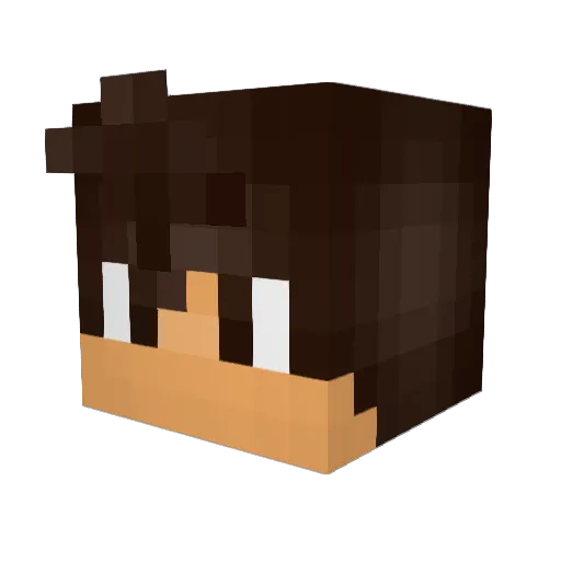 M4NDSr Minecraft avatar head, 3D render