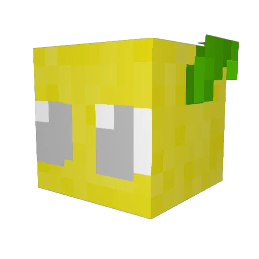 M4NG0GO Minecraft avatar head, 3D render