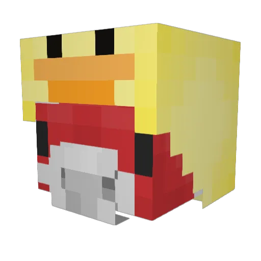 M4NUDZ Minecraft avatar head, 3D render