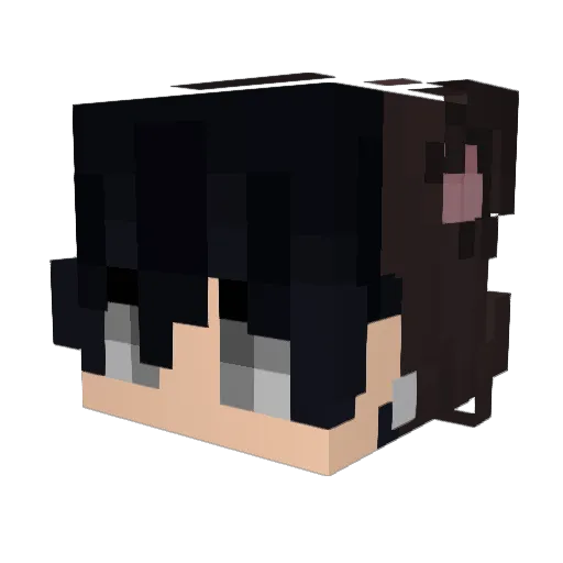 M4RC3LxL0uiS Minecraft avatar head, 3D render