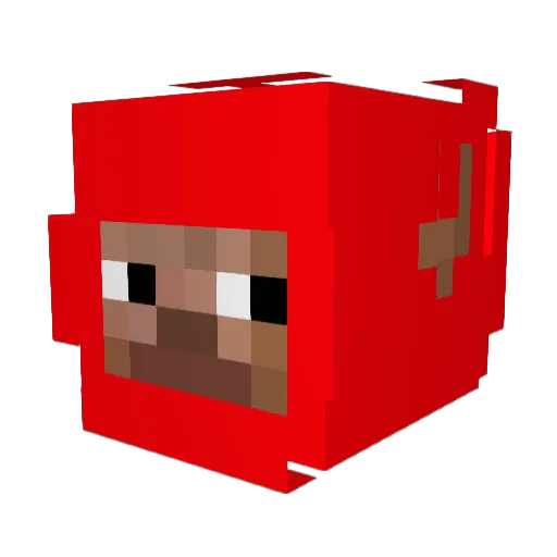 M4RS3LO Minecraft avatar head, 3D render