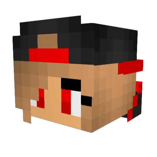 M4RTIXyt Minecraft avatar head, 3D render