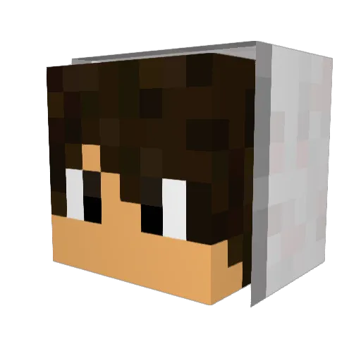 M4RTYN Minecraft avatar head, 3D render