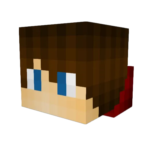 M4ST3Rpt Minecraft avatar head, 3D render