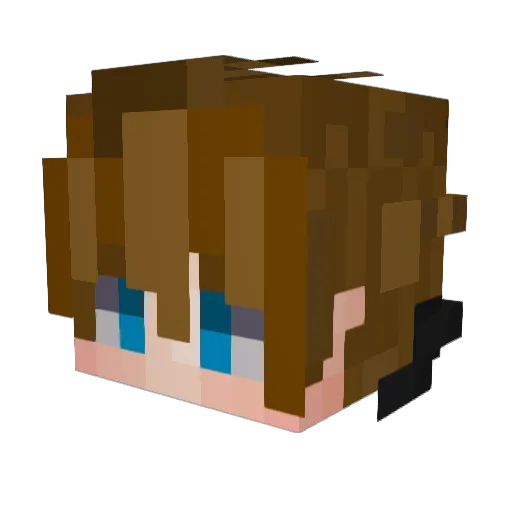 M4TH14Z5 Minecraft avatar head, 3D render
