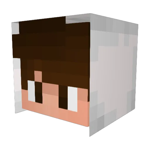 M4aReX Minecraft avatar head, 3D render