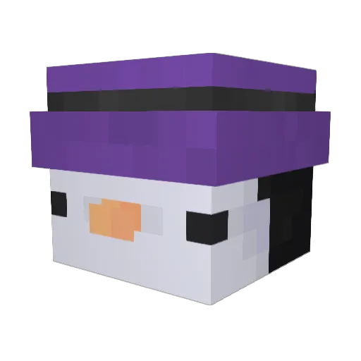 M4cks739 Minecraft avatar head, 3D render