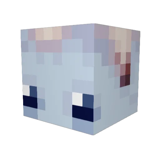 M4dok Minecraft avatar head, 3D render