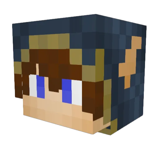 M4gicInsane Minecraft avatar head, 3D render