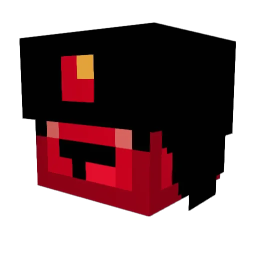 M4lyMichal Minecraft avatar head, 3D render
